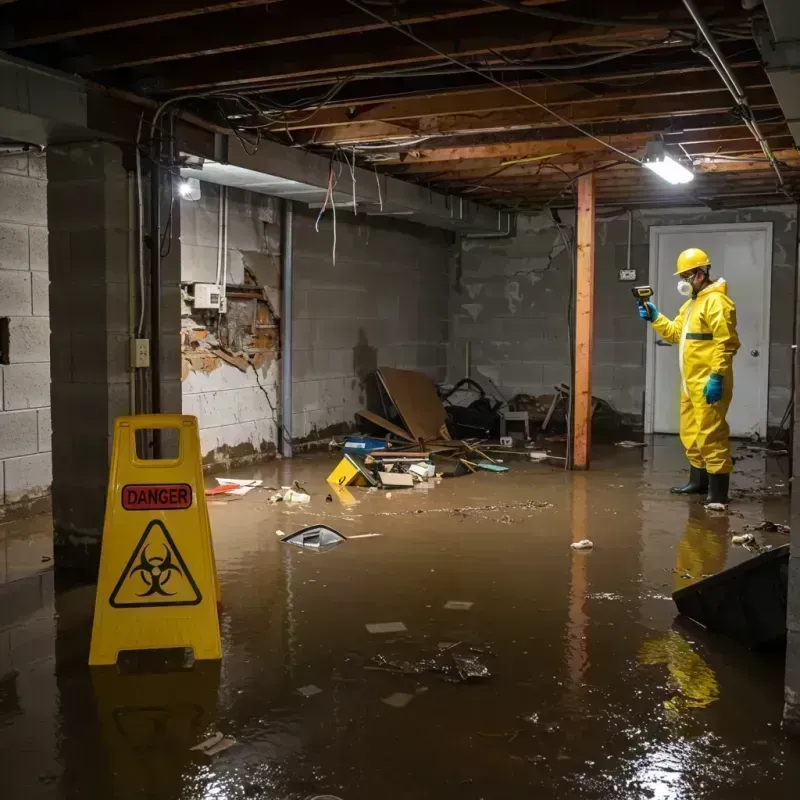 Flooded Basement Electrical Hazard in Daly City, CA Property